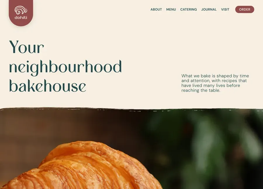 Dohiti bakehouse website